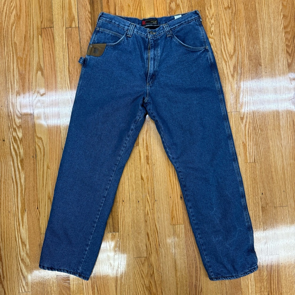 Riggs Workwear by Wrangler Men's Quilt-Lined Denim Jeans
